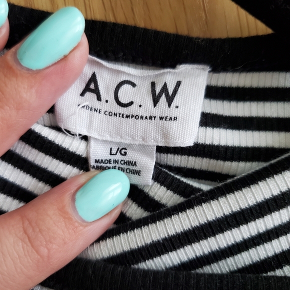 Large Striped Leotard - Picture 3 of 3